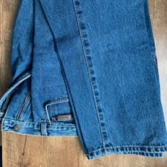 Wrangle Classic jeans with leather logo, 34x30 - Picture 7 of 12